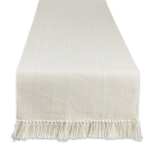 DII® 108" Variegated Fringe Table Runner in Natural | 13" x 108" | Michaels®